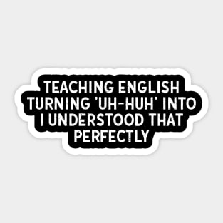 Teaching English Sticker